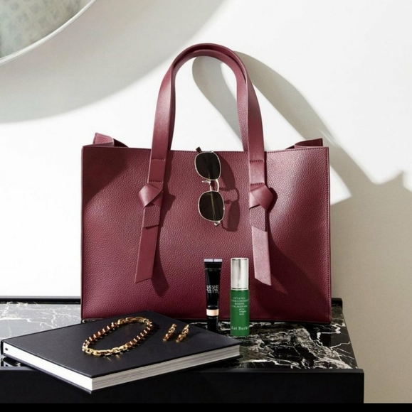 Handbags - Rachael Zoe burgundy tote bag